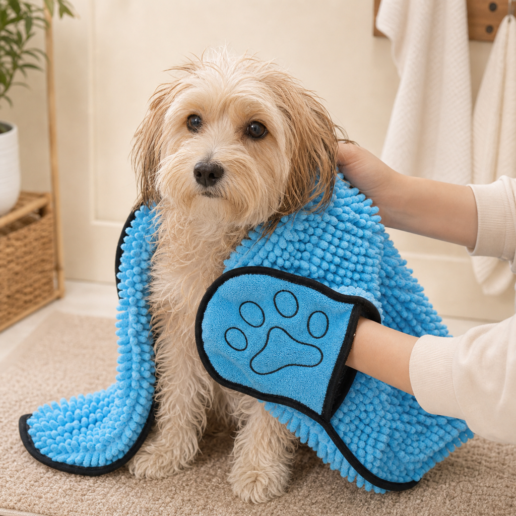 Quick-Dry Microfiber Pet Towel