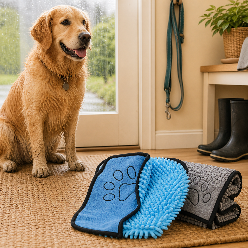 Quick-Dry Microfiber Pet Towel