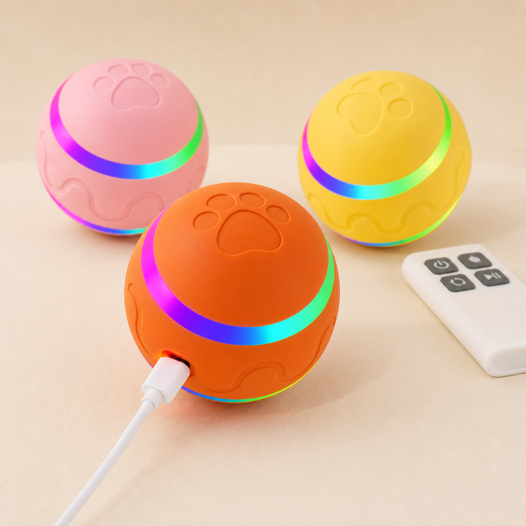 USB Self-Rolling Interactive Pet Ball