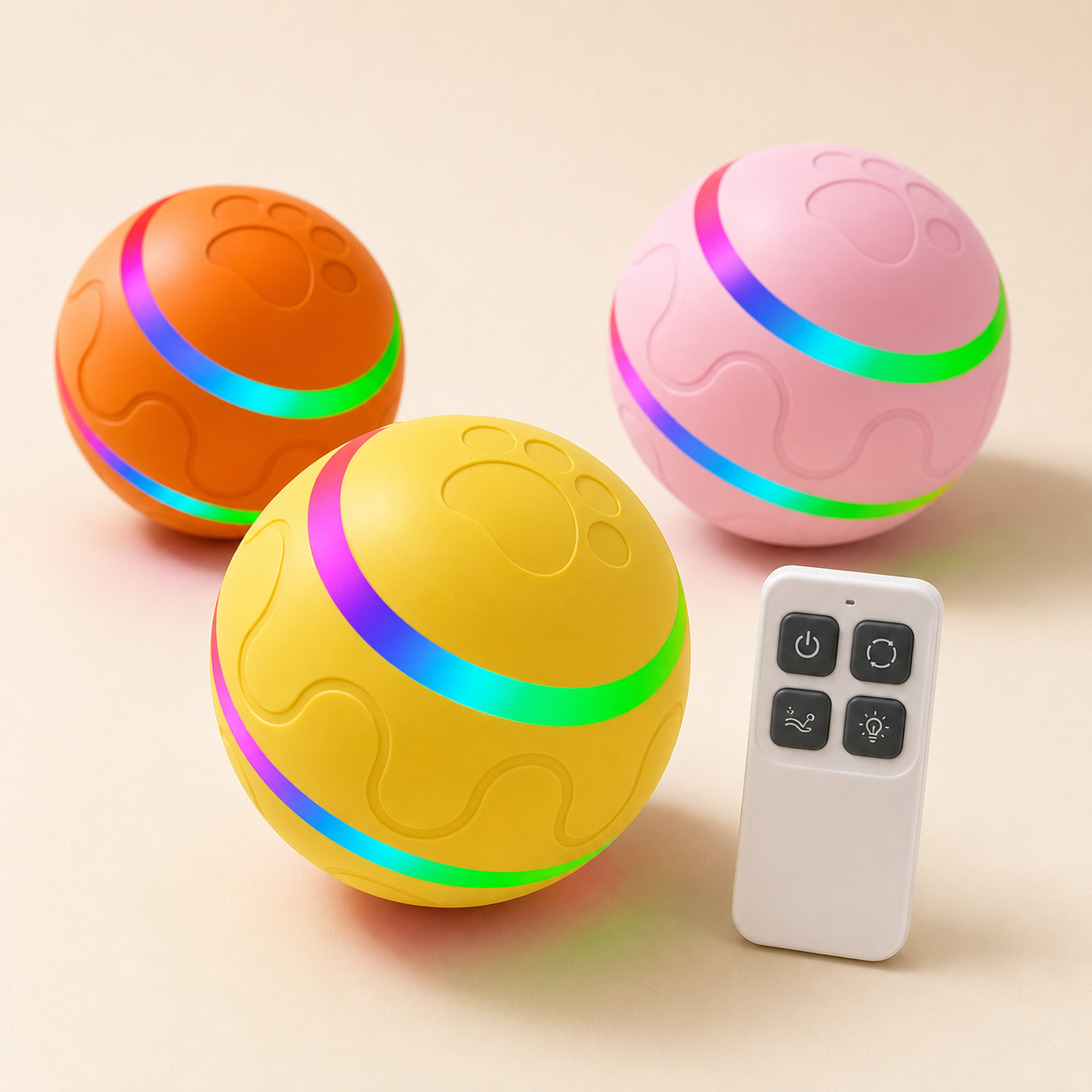 USB Self-Rolling Interactive Pet Ball